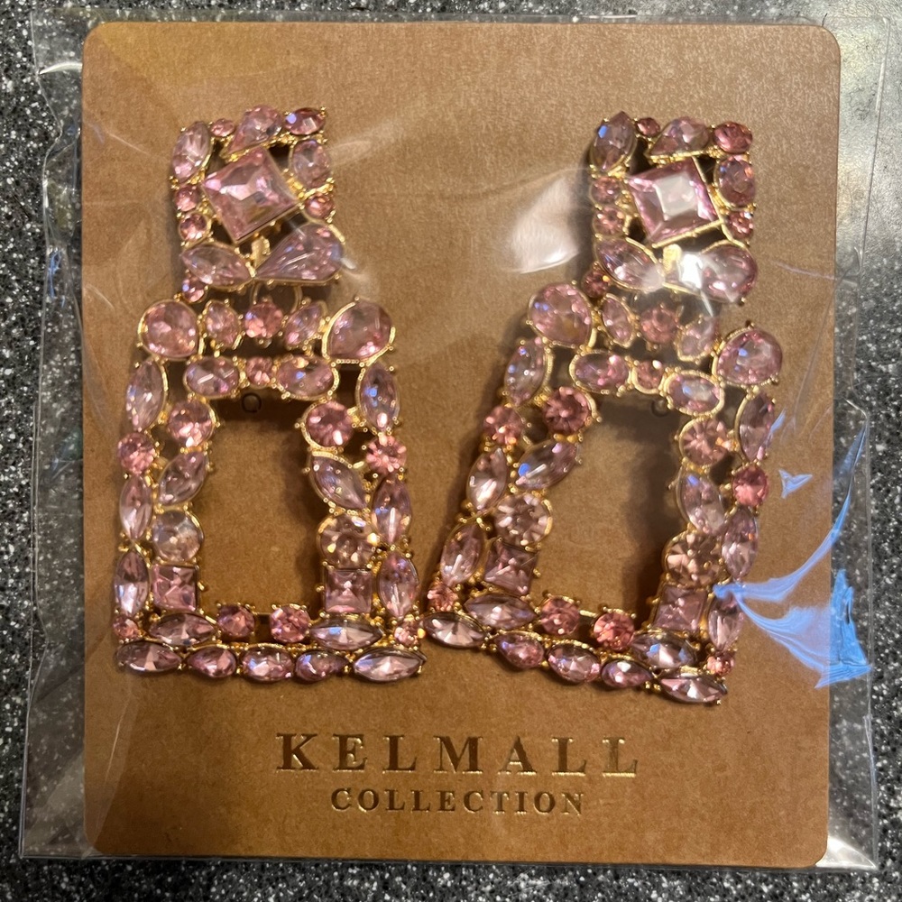 Cute pink earrings